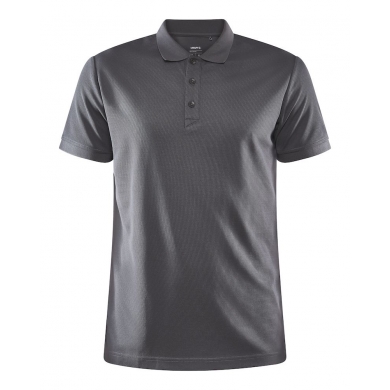 Craft Sport-Polo Core Unify (funkcjonalny poliester z recyklingu) granitowy męski